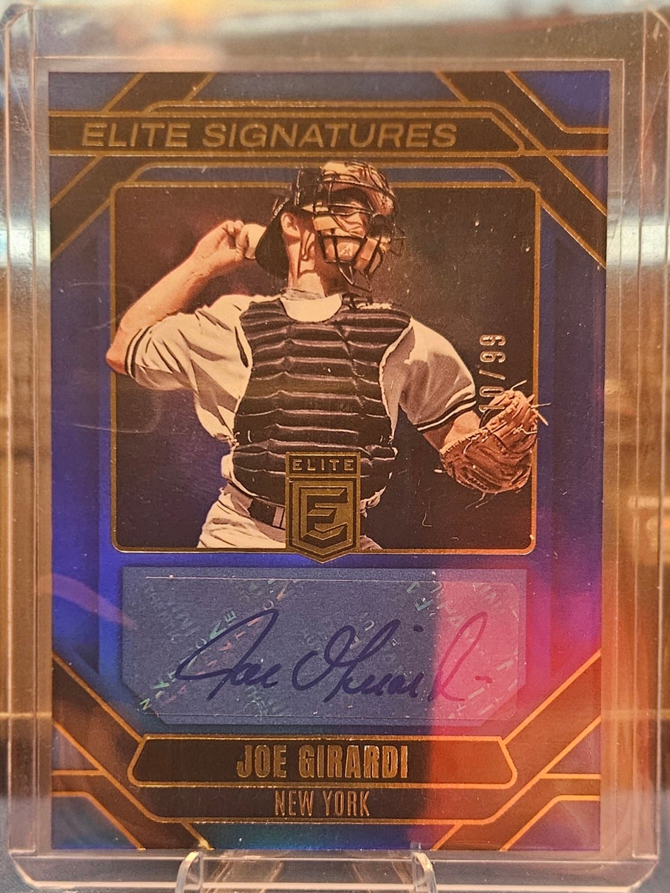 2026 Panini Donruss Elite - Joe Girardi #ES-JG - Elite Signatures - Blue 10/99