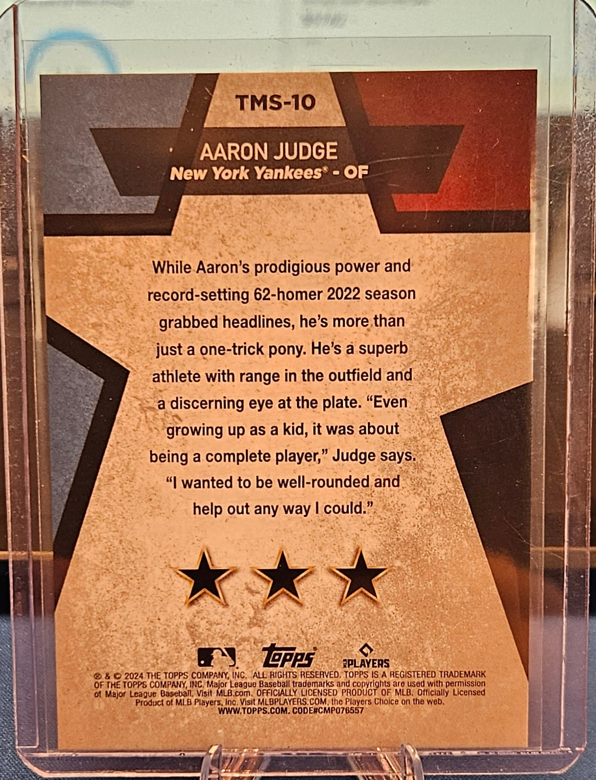 2024 Topps - Aaron Judge #TMS-10 - Mega Stars