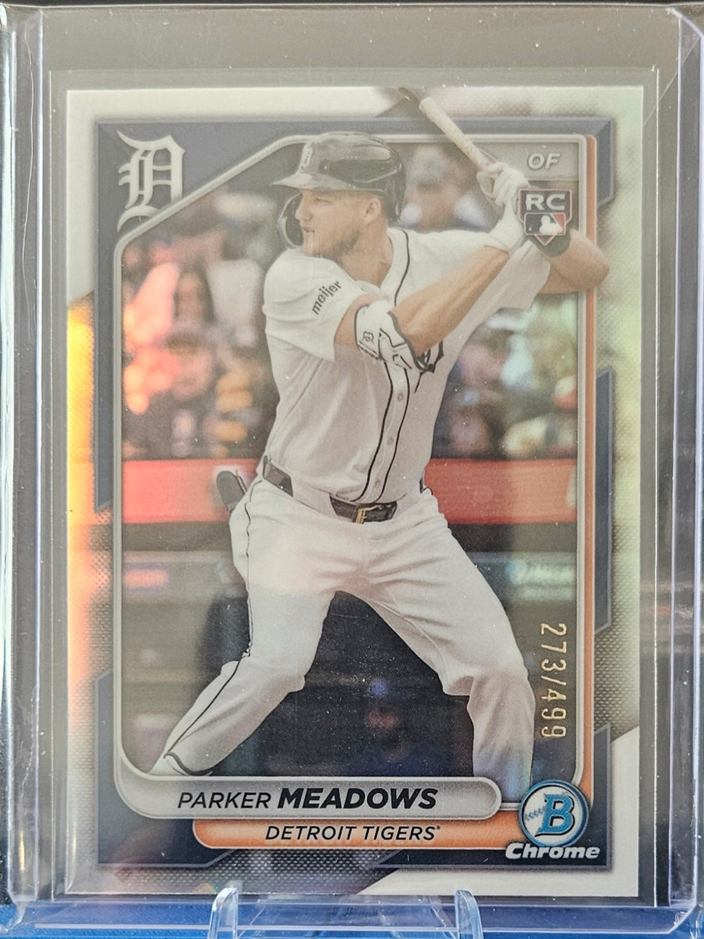 2024 Bowman Chrome - Parker Meadows #98 - Refractor 273/499 (RC)