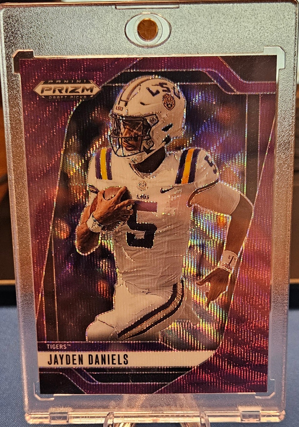 2025 Panini Draft Picks - Jayden Daniels #178 - Purple Wave